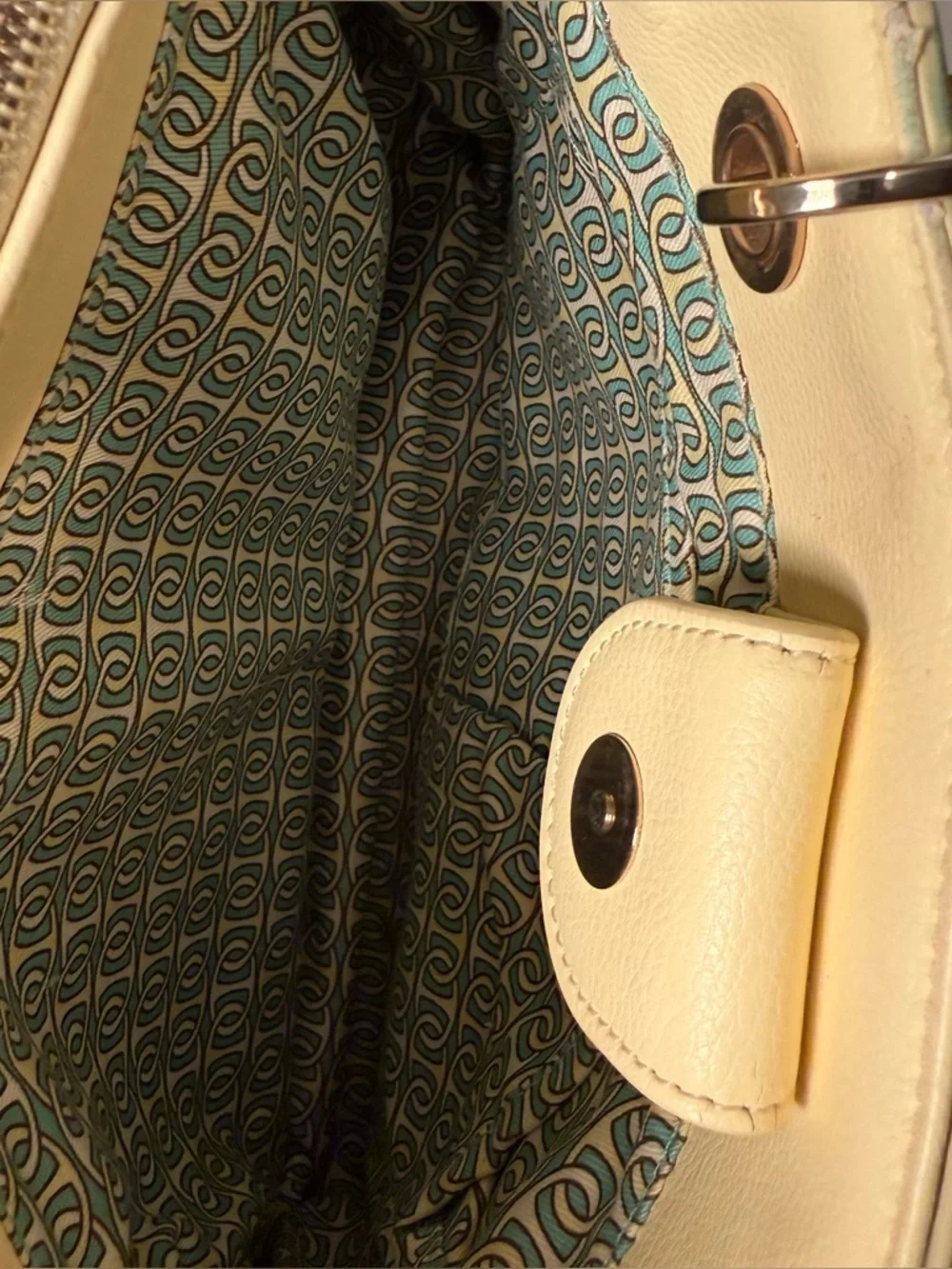 Spartina 449 Pearl Bamboo Chic Satchel Straw Woven Handbag